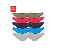 H.I.S Damen Slip neonblau / dunkelblau / grau / oliv / rot, Größe 46, 3523744 Neonblau / Dunkelblau / Grau / Oliv / Rot L