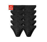 H.I.S Minislip (10 Stück) 3 schwarz Herren Slips Unterhosen Herrenwäsche 3 schwarz