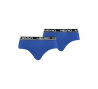 HEAD Herren Slips Basic - 2er Pack Blau/Schwarz L (100001753 001)
