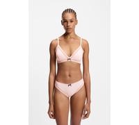 Slip HUGO UNDERWEAR, Damen, Gr. L, light, pastel pink 688, Microfaser, Obermaterial: 79% Polyamid, 21% Elasthan, körpernah, Unterhosen Slip (47079643-L) light, pastel pink 688