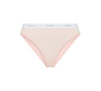 Slip HUGO UNDERWEAR, Damen, Gr. M, rosa, Jersey, Obermaterial: 93% Baumwolle, 7% Elasthan, unifarben, körpernah, Unterhosen Slip, Logobund (31276443-M) rosa