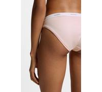 Slip HUGO UNDERWEAR, Damen, Gr. XL, rosa, Jersey, Obermaterial: 93% Baumwolle, 7% Elasthan, unifarben, körpernah, Unterhosen Slip, Logobund (31276443-XL) rosa