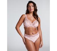 Slip HUNKEMÖLLER "Diva High Knickers", Damen, Gr. S, rosa, 73% Polyamid, 14% Elasthan, 13% Polyester, Unterhosen Slip (60739965-S) rosa