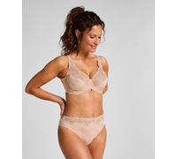 Slip HUNKEMÖLLER "Diva High Knickers", Damen, Gr. XL, beige (orange), 73% Polyamid, 14% Elasthan, 13% Polyester, Unterhosen Slip (14301224-XL) orange