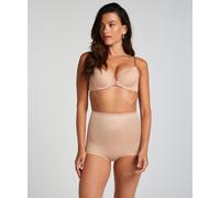 Slip HUNKEMÖLLER "Sculpting scuba high waisted brief", Damen, Gr. XL, beige, 76% Polyamid, 24% Elasthan, Unterhosen Slip (21527257-XL) beige