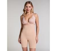 Slip HUNKEMÖLLER "Seamless Enhancing Thigh Slimmer", Damen, Gr. XL, beige, 88% Polyamid, 12% Elasthan, Unterhosen Slip (45144200-XL) beige