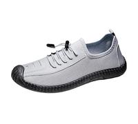 Slip in Schuhe Damen Herren Sneakers Rutschfester Turnschuhe Langlebig Sommerschuhe Herren Fashion Slip on Schlupfschuhe Bequeme Sportschuhe Walkingschuhe Fitnessschuhe Laufschuhe leicht Beige 40