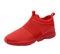 Slip in Schuhe Herren Sommer Atmungsaktiv Mesh Slip on Sneaker Boss Orthopädische Schuhe Breite Füße Freizeitschuhe Leicht Laufschuhe Bequem Sportschuhe Sport Barfußschuhe