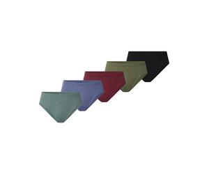 Slip JAN VANDERSTORM "5er Pack Sportslip ERBLIN", Herren, Gr. 3XL, schwarz (schwarz rot oliv), Obermaterial: 100% Baumwolle CO., Unterhosen Slip (64960632-XXXL) schwarz rot oliv