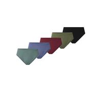 Slip JAN VANDERSTORM "5er Pack Sportslip ERBLIN", Herren, Gr. XXL, schwarz (schwarz rot oliv), Obermaterial: 100% Baumwolle CO., Unterhosen Slip (64960632-XXL) schwarz rot oliv