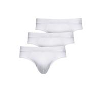 Slip JOCKEY "Cotton +", Herren, Gr. XL, weiß, Single Jersey, Obermaterial: 60% Baumwolle, 35% Lyocell, 5% Elasthan, unifarben, körpernah, Unterhosen Slip, ohne Eingriff, keine Seitennähte (59668867-XL