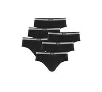 Slip JOCKEY "Cotton Stretch", Herren, Gr. L, schwarz, Single Jersey, Obermaterial: 95% Baumwolle, 5% Elasthan, unifarben, körpernah, Unterhosen Slip, mittlere Bundhöhe, ohne Eingriff, Multipack (23127