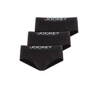 Slip JOCKEY "Cotton Stretch", Herren, Gr. XL, schwarz, Single Jersey, Obermaterial: 95% Baumwolle, 5% Elasthan, Unterhosen Slip, eng anliegend, elastisch (38175504-XL) schwarz