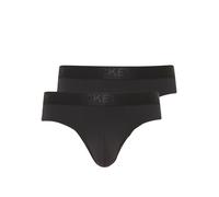 Jockey 24/7 Microfiber Air Brief 2er Pack - Unterhosen für Männer, Unterhosen ohne Eingriff, Unterwäsche mit niedriger Leibhöhe, 2er Set, in Schwarz