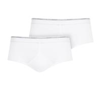 Slip JOCKEY "Modern Classic 1850", Herren, Gr. L, weiß, Feinripp, Obermaterial: 100% Baumwolle, unifarben, Unterhosen Slip, (2er Pack) mit Eingriff, atmungsaktiv, Stretchbund (26996639-L) weiß