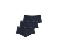 Slip JOCKEY "Slip Classic Cotton Rib Y-Front Brief 3er Pack", Herren, Gr. XL, blau (dunkelblau), Obermaterial: 100% Baumwolle CO., Unterhosen Slip (98761566-XL) dunkelblau
