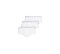 Slip JOCKEY "Slip Classic Cotton Rib Y-Front Brief 3er Pack", Herren, Gr. XL, weiß, Obermaterial: 100% Baumwolle CO., Unterhosen Slip (50453101-XL) weiß