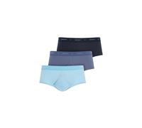 Jockey Slip im 3er-Pack in Blau Melange, Größe XXL