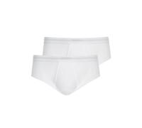 Slip JOCKEY "Slip Luxury Cotton Classic Brief Mixi 2P 2er Pack", Herren, Gr. M, weiß, Obermaterial: 100% Baumwolle CO., Unterhosen Slip (36199909-M) weiß