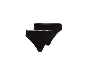 Slip JOCKEY "Slip Modern Classic Brief 2er Pack", Herren, Gr. L, schwarz, Obermaterial: 100% Baumwolle CO., Unterhosen Slip (54566743-L) schwarz