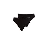 Slip JOCKEY "Modern Classic", Herren, Gr. S, schwarz, Feinripp, Obermaterial: 100% Baumwolle, unifarben, körpernah, Unterhosen Slip, mittlere Bundhöhe, ohne Eingriff (202573-S) schwarz
