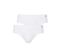 Slip JOCKEY "Slip Modern Stretch Brief 2er Pack", Herren, Gr. S, weiß, Obermaterial: 94% Baumwolle CO. 6% Elasthan EL., Unterhosen Slip (29003564-S) weiß