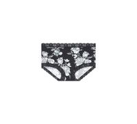 Slip JOCKEY "Slip Parisienne Full Brief 1er Pack", Damen, Gr. S, bunt (schwarz, weiß), Obermaterial: 91% Polyamid PA. 9% Elasthan EL., Unterhosen Slip (16156652-S) schwarz, weiß