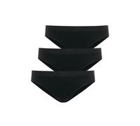 Slip JOCKEY "Slip Seamfree Bikini Slips 3P 3er Pack", Damen, Gr. XL, schwarz, Obermaterial: 93% Polyamid PA. 7% Elasthan EL., Unterhosen Slip (50183403-XL) schwarz