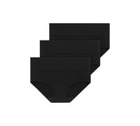 Slip JOCKEY "Tummy Smoothing", Damen, Gr. XL, schwarz, Jersey, Obermaterial: 80% Polyamid, 20% Elasthan, unifarben, figurbetont, Unterhosen Slip, mit Shapingeffekt, No-Roll-Bund, elastisch (33545547-X