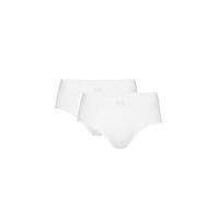 Slip JOOP "Everyday", Herren, Gr. L, weiß, Single Jersey, Obermaterial: 95% Baumwolle, 5% Elasthan, unifarben, körpernah, Unterhosen Slip, ohne Eingriff, mit elastischem Bund (18924953-L) weiß