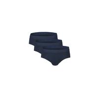 Slip mit elastischem Label-Bund im 3er-Pack M men Marine