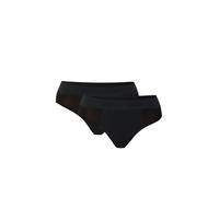 Slip JOOP JEANS "Seam Free", Damen, Gr. XS/S, schwarz, Single Jersey, Obermaterial: 92% Polyamid, 8% Elasthan, körpernah, Unterhosen Slip, mit Mesh-Einsatz und breitem Logobund (75349920-XS) schwarz