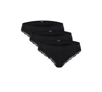 Slip JOOP "Slip Multipack 3er Pack", Damen, Gr. M, schwarz, Obermaterial: 95% Baumwolle CO. 5% Elasthan EL., Unterhosen Slip (40322641-M) schwarz
