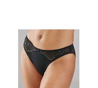 Slip LASCANA "Aurora" Gr. 44/46, schwarz Damen Unterhosen (16432534-44) schwarz