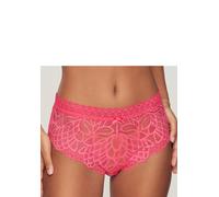 Slip LASCANA "Cara", Damen, Gr. 32/34, Spitze, pink, Spitze, Obermaterial: 87% Polyamid, 13% Elasthan, körpernah, Unterhosen Slip, aus dezent transparenter Spitze, anteilig aus recyceltem Material (74