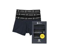 Slip LERROS "LERROS Boxershorts Multicolor 3er Pack", Herren, Gr. M, schwarz (mix pack), 95% Baumwolle, 5% Elasthan, Unterhosen (81985527-M) mix pack