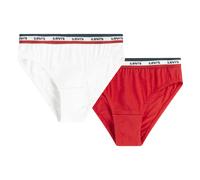 Levi's Kids Mädchen LHG Sportswear Elastic Bikini 4L0177 Unterwäsche, weiß, L