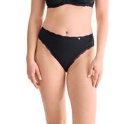 Slip LISCA "4er Pack Damen Slip Everyday", Damen, Gr. M, schwarz, Obermaterial: 75% Baumwolle CO. 15% Polyamid PA. 10% Elasthan EL., Unterhosen Slip (72863803-M) schwarz