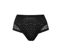 Slip LISCA "Damen Slip Opal", Damen, Gr. 38, schwarz, Stoff, Obermaterial: 80% Polyamid PA. 20% Elasthan EL., Unterhosen Slip (98606037-38) schwarz