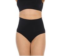 Slip MAGIC BODYFASHION, Damen, Gr. S, schwarz, Obermaterial: 90% Polyamid, 10% Elasthan, figurbetont, Unterhosen Slip, eng, hoch geschnitten, formend, nahtlos, bequem, basic, schimmernd (97148830-S) s