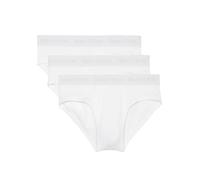 Slip MARC O'POLO "Essentials", Herren, Gr. L, weiß, Jersey, Obermaterial: 95% Baumwolle, 5% Elasthan, unifarben, eng, Unterhosen Slip, mit elastischem Logobund (54679628-L)