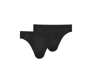 Slip MEY "Casual Cotton", Herren, Gr. 10 (4XL), schwarz, Feinripp, Obermaterial: 98% Baumwolle, 2% Elasthan, unifarben, körpernah, Unterhosen Slip, ohne auftragende Seitennähte (27904815-10) schwarz
