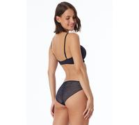 Slip Microfaser Spitze nachtblau - Invisible Lace 42