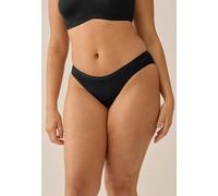 Slip NATURANA "The Thursday", Damen, Gr. 40, 1 Stk., schwarz, Microfaser, Obermaterial: 76% Polyamid, 24% Elasthan, unifarben, Unterhosen Slip, feminin, elastisch, bequem, eng, weich (29405519-40) sch