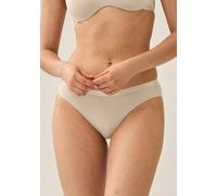 Slip NATURANA "The Thursday", Damen, Gr. 42, 1 Stk., beige (light beige), Microfaser, Obermaterial: 76% Polyamid, 24% Elasthan, unifarben, Unterhosen Slip, feminin, elastisch, bequem, eng, weich (2883
