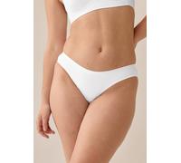 Slip NATURANA "The Thursday", Damen, Gr. 44, 1 Stk., weiß, Microfaser, Obermaterial: 76% Polyamid, 24% Elasthan, unifarben, Unterhosen Slip, feminin, elastisch, bequem, eng, weich (26970314-44) weiß