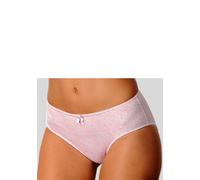 Slip NUANCE, Damen, Gr. 36/38, rosa (rosa, puder), Obermaterial: 95% Baumwolle, 5% Elasthan, Unterhosen Slip, hoch geschnittener Slip aus Baumwolle, Topseller (434678-36) rosa, puder