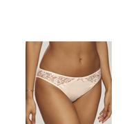 Slip NUANCE BY LASCANA, Damen, Gr. 52/54, beige (puder), Microtouch, Obermaterial: 85% Polyamid, 15% Elasthan, Unterhosen Slip, aus weichem Microtouch-Material mit Spitzeneinsätzen, Basic (92127562-52
