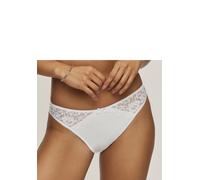 Slip NUANCE, Damen, Gr. 40/42, weiß, Microtouch, Obermaterial: 85% Polyamid, 15% Elasthan, Unterhosen Slip, aus weichem Microtouch-Material mit Spitzeneinsätzen, Basic (54471031-40) weiß