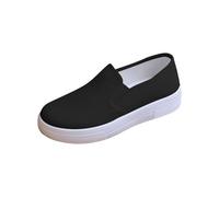 Slip On Damen Schuhe Rutschfester Flache Loafer Classic Canvas Stoffschuhe Bequeme Leichtgewichts Einzelschuhe Outdoor Trekkingschuhe Wanderschuhe Schlupfschuhe Freizeitschuhe Ohne Schnürsenkel